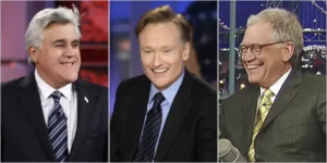 Conan O’Brien, David Letterman Jay Leno