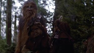 Peter Mayhew Chewbacca pie grande