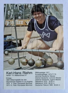 Karl-Hans Riehm record mundial de lanzamiento de martillo